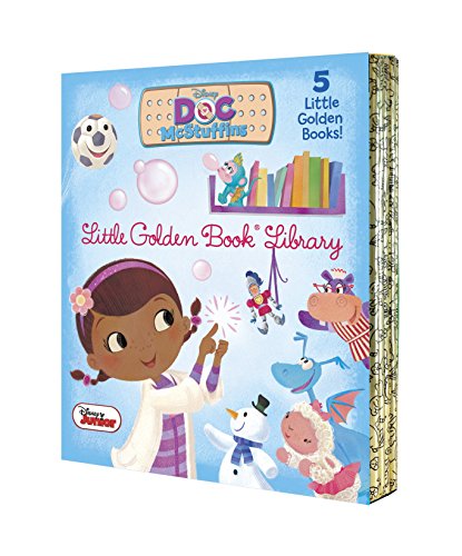 Doc McStuffins Little Golden Book Library (Disney Junior: Doc McStuffins): As Big as a Whale; Snowman Surprise; Bubble-Rific!; Boomer Gets His Bounce -- Various, Hardcover