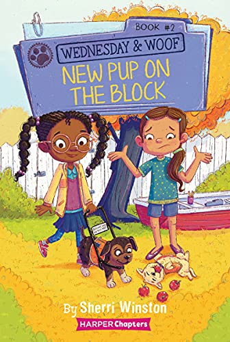 Wednesday and Woof #2: New Pup on the Block -- Sherri Winston - Paperback