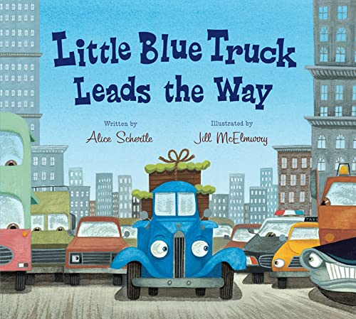 Little Blue Truck Leads the Way Padded Board Book -- Alice Schertle, Board Book