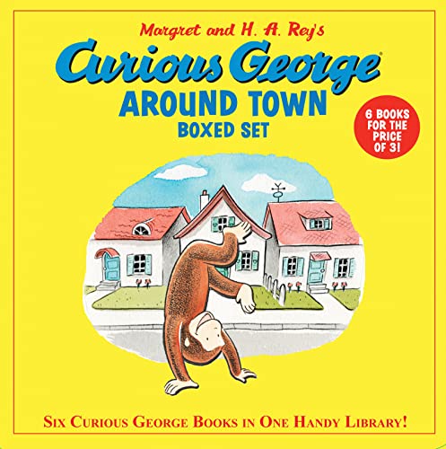 Curious George Around Town 6-Book Box Set: 6 Favorite 8x8s! -- H. A. Rey, Boxed Set