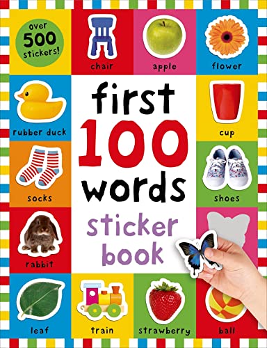 First 100 Stickers: Words: Over 500 Stickers -- Roger Priddy, Paperback