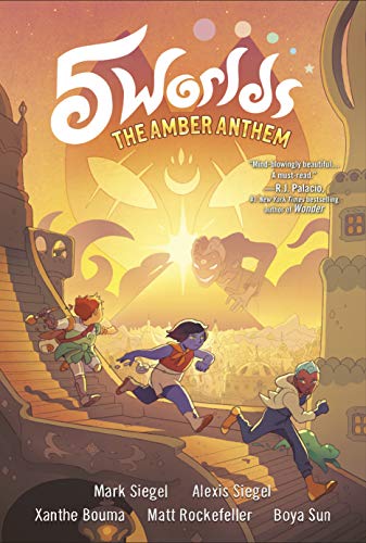 5 Worlds Book 4: The Amber Anthem: (A Graphic Novel) -- Mark Siegel - Paperback