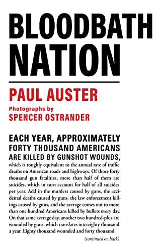 Bloodbath Nation -- Paul Auster, Hardcover
