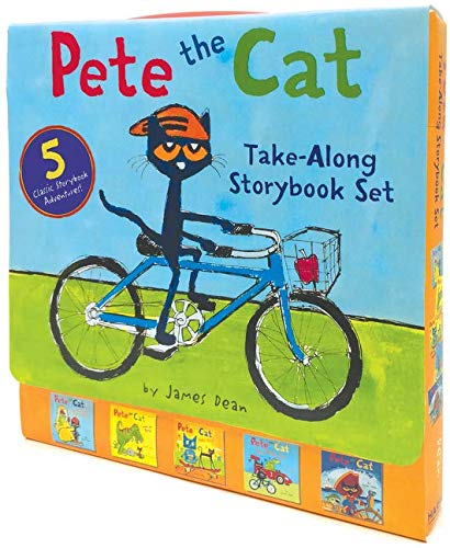 Pete the Cat Take-Along Storybook Set: 5-Book 8x8 Set -- James Dean, Boxed Set