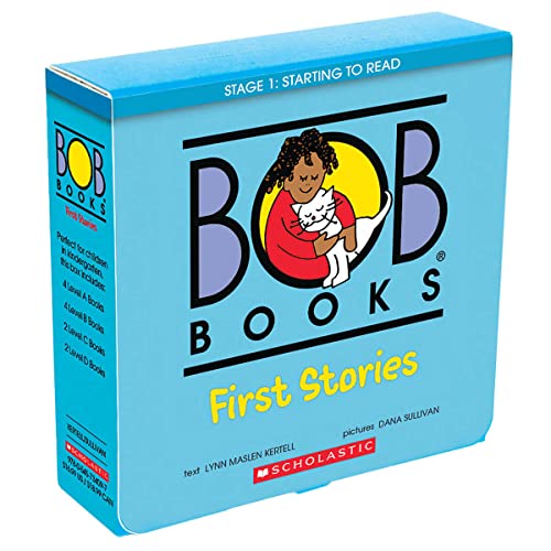 Bob Books - First Stories Box Set Phonics, Ages 4 and Up, Kindergarten (Stage 1: Starting to Read) -- Lynn Maslen Kertell - Boxed Set