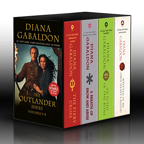 Outlander Volumes 5-8 (4-Book Boxed Set): The Fiery Cross, A Breath of Snow and Ashes, An Echo in the Bone, Written in My Own Heart's Blood (Outlander, 5-8) [Mass Market Paperback] Gabaldon, Diana - Paperback