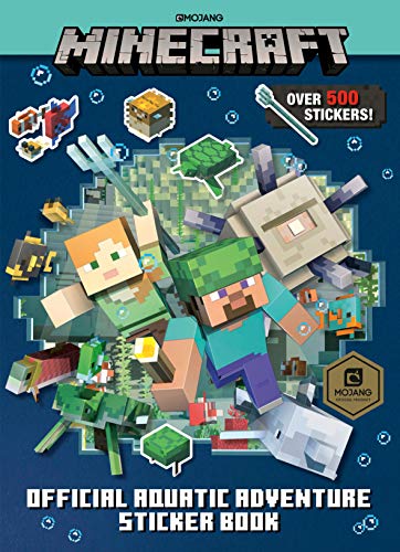 Minecraft Official Aquatic Adventure Sticker Book (Minecraft) -- Stephanie Milton - Paperback