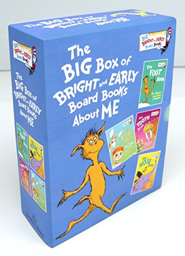 The Big Boxed Set of Bright and Early Board Books about Me: The Foot Book; The Eye Book; The Tooth Book; The Nose Book -- Dr Seuss, Hardcover