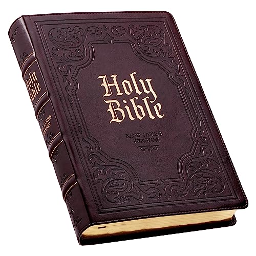 KJV Bible Giant Print Full Size Dark Brown by