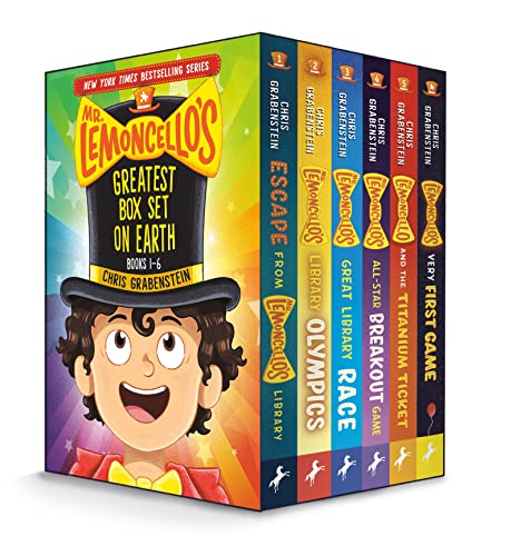 Mr. Lemoncello's Greatest Box Set on Earth: 6 Books! -- Chris Grabenstein, Paperback