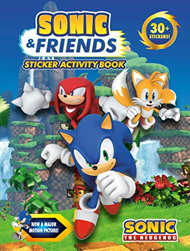 Sonic & Friends Sticker Activity Book -- Penguin Young Readers Licenses, Paperback