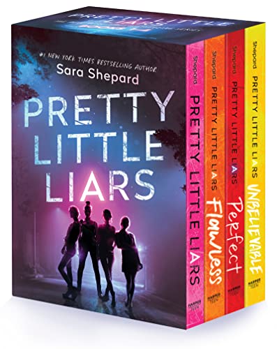 Pretty Little Liars 4-Book Paperback Box Set: Pretty Little Liars, Flawless Perfect, Unbelievable -- Sara Shepard, Paperback