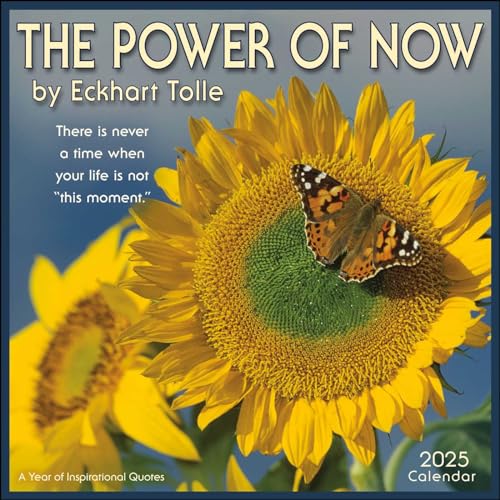 The Power of Now 2025 Wall Calendar: A Year of Inspirational Quotes -- Eckhart Tolle