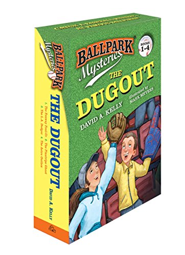Ballpark Mysteries: The Dugout Boxed Set (Books 1-4): The Fenway Foul-Up, the Pinstripe Ghost, the L.A. Dodger, the Astro Outlaw -- David A. Kelly, Boxed Set