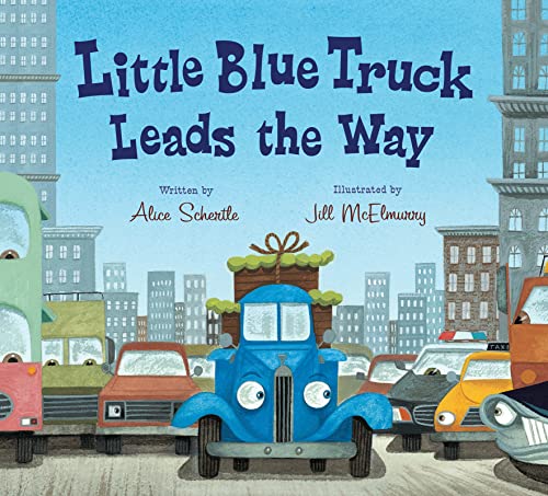 Little Blue Truck Leads the Way Board Book -- Alice Schertle - Board Book