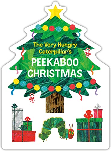 The Very Hungry Caterpillar's Peekaboo Christmas -- Eric Carle - Board Book