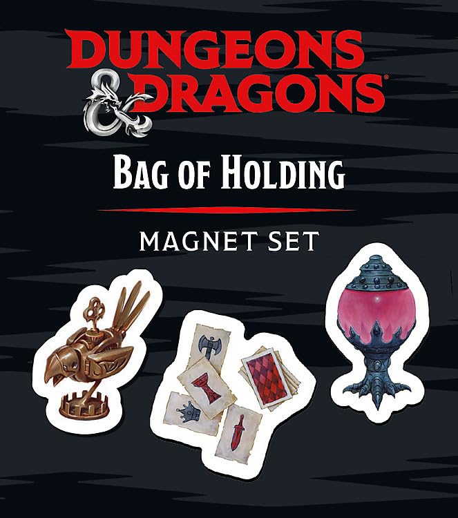 Dungeons & Dragons: Bag of Holding Magnet Set -- Brenna Dinon - Paperback
