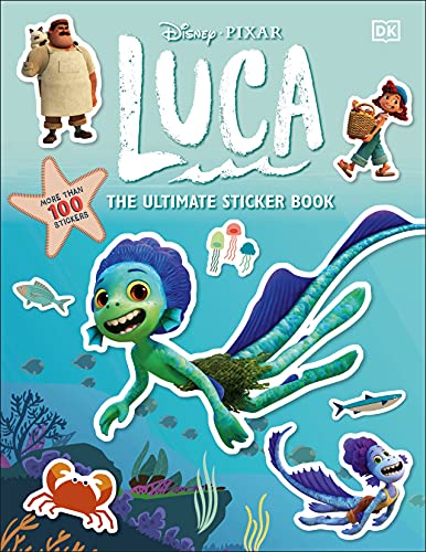 Disney Pixar Luca Ultimate Sticker Book -- DK, Paperback