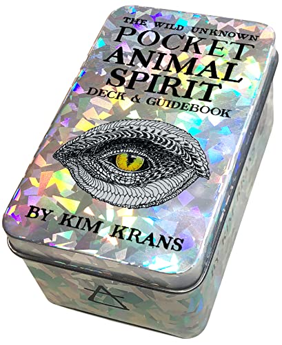 The Wild Unknown Pocket Animal Spirit Deck [With 78 Tarot Cards and Metal Tin] -- Kim Krans, Hardcover