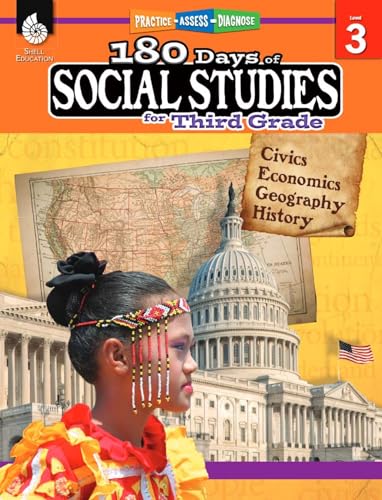 180 Days of Social Studies for Third Grade: Practice, Assess, Diagnose by McNamara, Terri