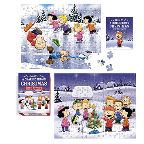 Peanuts: A Charlie Brown Christmas Mini Puzzles -- Charles M. Schulz, Paperback