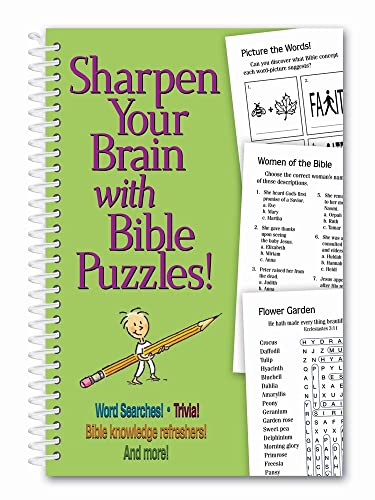 Sharpen Your Brain with Bible Puzzles! by Product Concept Editors