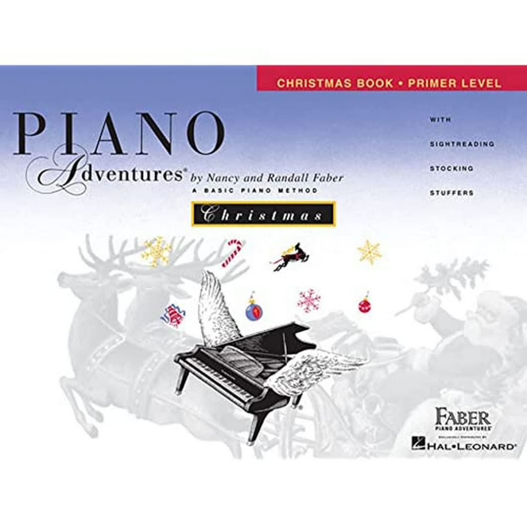 Primer Level - Christmas Book: Piano Adventures by Faber, Nancy