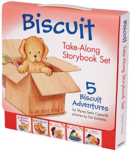 Biscuit Take-Along Storybook Set: 5 Biscuit Adventures -- Alyssa Satin Capucilli - Paperback