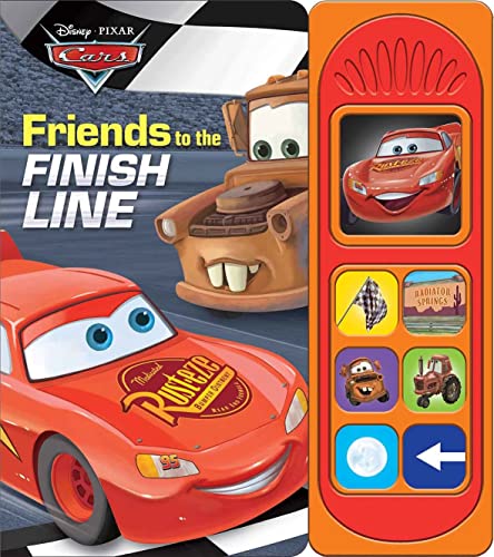 Disney Pixar Cars: Friends to the Finish Line Sound Book [With Battery] by Pi Kids