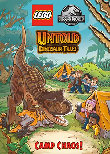 Untold Dinosaur Tales #2: Camp Chaos! (Lego Jurassic World) -- Random House - Hardcover