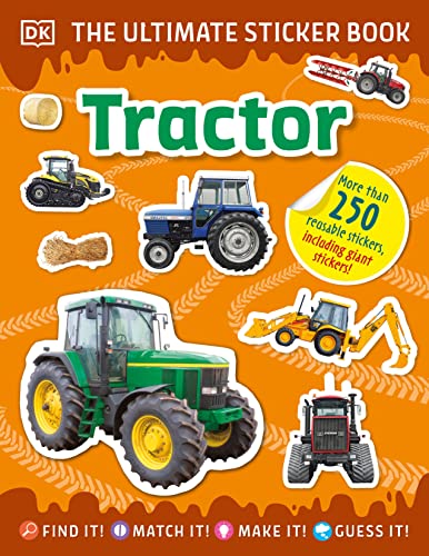 The Ultimate Sticker Book Tractor -- DK, Paperback