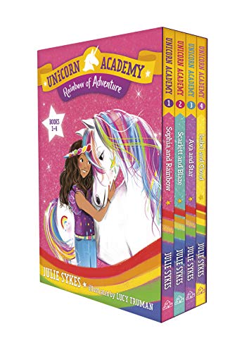 Unicorn Academy: Rainbow of Adventure Boxed Set (Books 1-4) -- Julie Sykes - Paperback