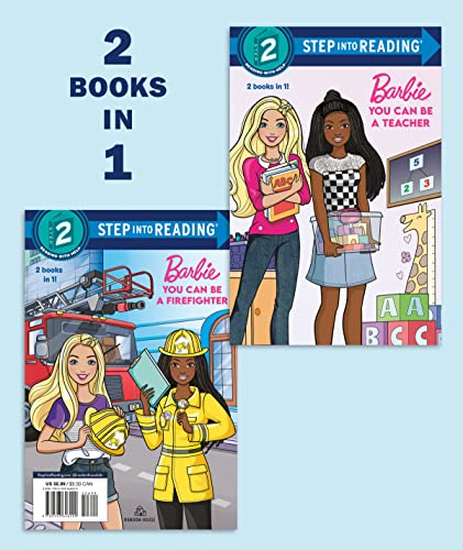 You Can Be a Teacher/You Can Be a Firefighter (Barbie) -- Bria Lymon, Paperback