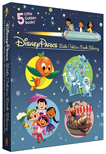 Disney Parks Little Golden Book Library (Disney Classic): It's a Small World, the Haunted Mansion, Jungle Cruise, the Orange Bird, Space Mountain -- Various, Hardcover