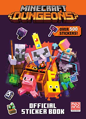 Minecraft Official Dungeons Sticker Book (Minecraft) -- Random House, Paperback