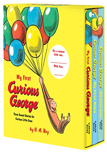 My First Curious George 3-Book Box Set: My First Curious George, Curious George: My First Bike, Curious George: My First Kite -- H. A. Rey, Paperback