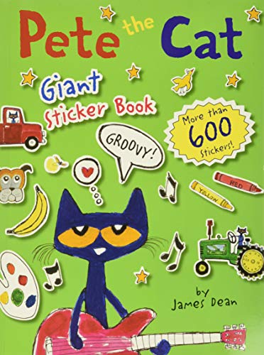 Pete the Cat Giant Sticker Book -- James Dean, Paperback