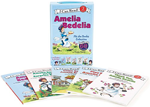 Amelia Bedelia 5-Book I Can Read Box Set #1: Amelia Bedelia Hit the Books -- Peggy Parish - Boxed Set