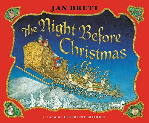 The Night Before Christmas [With DVD] -- Jan Brett, Hardcover