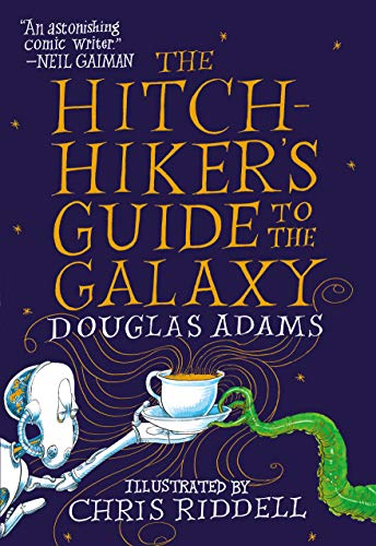 The Hitchhiker's Guide to the Galaxy: The Illustrated Edition -- Douglas Adams - Hardcover