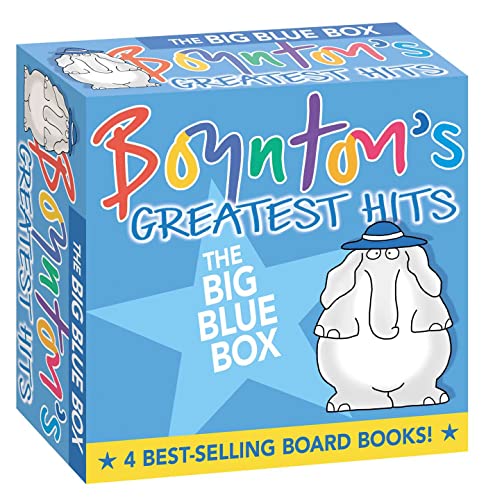Boynton's Greatest Hits the Big Blue Box (Boxed Set): Moo, Baa, La La La!; A to Z; Doggies; Blue Hat, Green Hat -- Sandra Boynton - Boxed Set