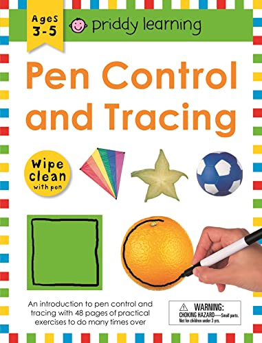 Wipe Clean Workbook: Pen Control and Tracing -- Roger Priddy - Spiral