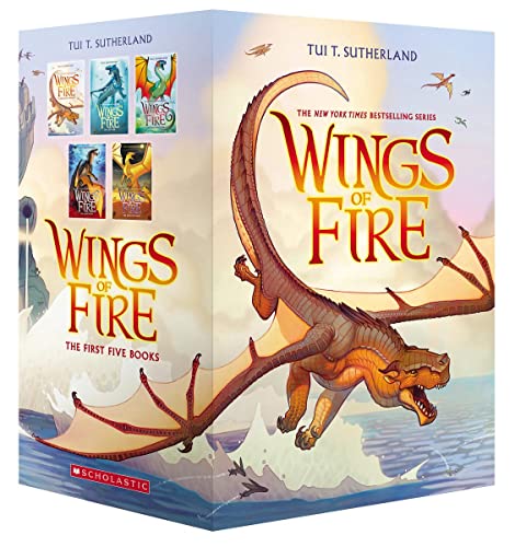 Wings of Fire Boxset, Books 1-5 (Wings of Fire) -- Tui T. Sutherland, Boxed Set