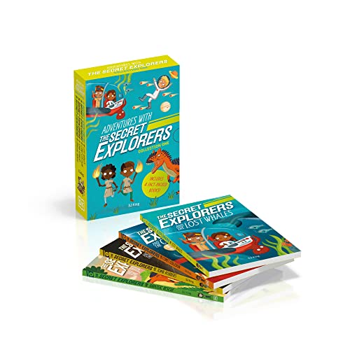 Adventures with the Secret Explorers: Collection One: 4-Book Box Set of Educational Fiction Chapter Books Books -- SJ King, Paperback