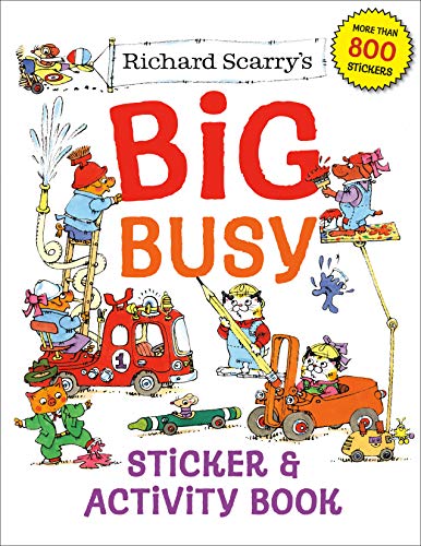 Richard Scarry's Big Busy Sticker & Activity Book -- Richard Scarry, Paperback