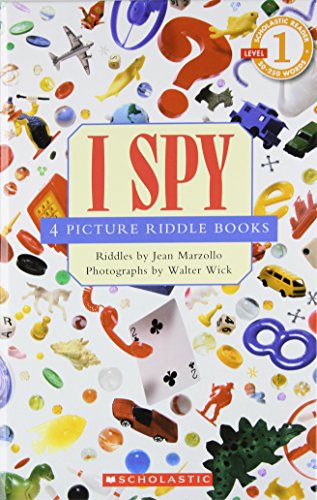 I Spy: 4 Picture Riddle Books (Scholastic Reader, Level 1): 4 Picture Riddle Books -- Jean Marzollo - Hardcover