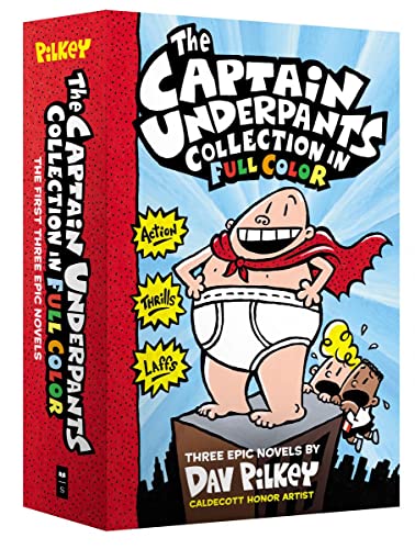 The Captain Underpants Color Collection (Captain Underpants #1-3 Boxed Set) -- Dav Pilkey, Boxed Set