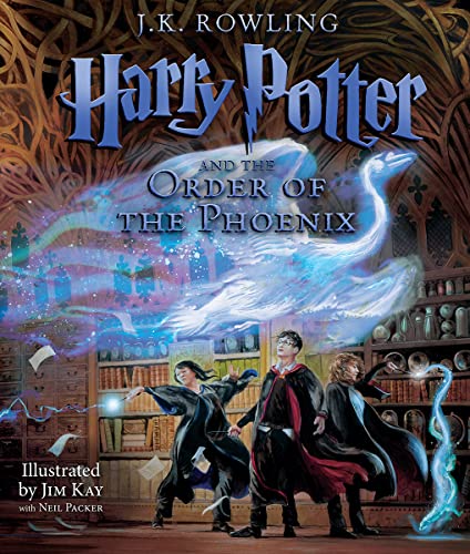 Harry Potter and the Order of the Phoenix: The Illustrated Edition (Harry Potter, Book 5) -- J. K. Rowling, Hardcover