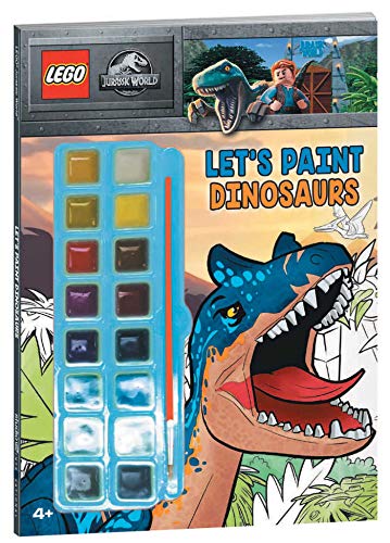 Lego Jurassic World: Let's Paint Dinosaurs -- Ameet Publishing, Paperback