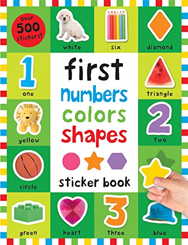 First 100 Stickers: First Numbers, Colors, Shapes -- Roger Priddy, Paperback